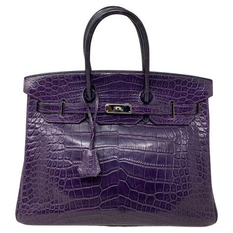 purple hermes purse|hermes purple birkin.